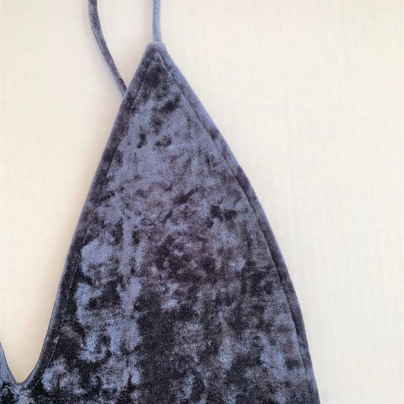 BCNU Crushed Velvet Bodysuit size S - Picture 2 of 5